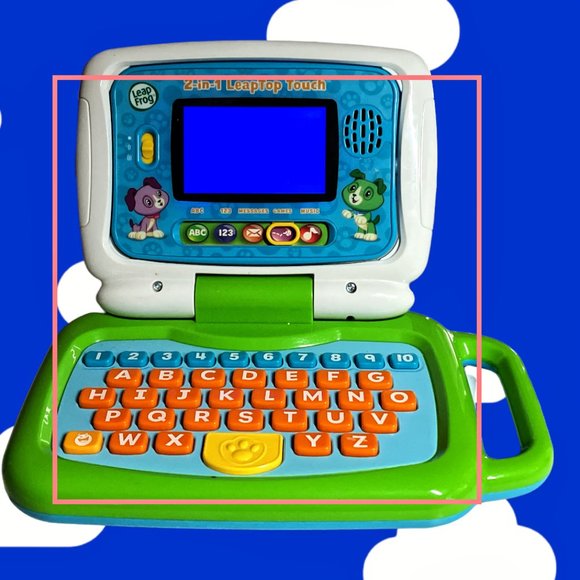 Leap Frog 2-in-1 Educational Toy Touch "My Own Leaptop" Tested Great Pre-Owned - Picture 1 of 10